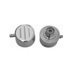 RPC Alloy Pvc Push-In Air, Breather With 1" Neck, Chrome Ball Milled S