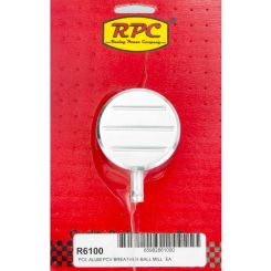 RPC Alloy Pvc Push-In Air, Breather With 1" Neck, Polished Ball Milled
