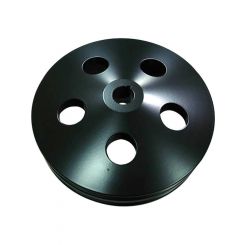 RPC Black Power Steer Pulley Alum