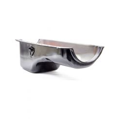 RPC Black Steel Stock Oil Pan, Fits 1965-90 B/B, Chev 396-454, Does No