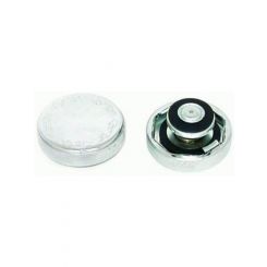 RPC Chrome Alloy Radiator, Cap, Flame Style, 16Lbs