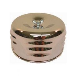 RPC Chrome Steel Air Cleaner, With Paper Element &, Raised Base 4" X, 2