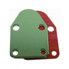 RPC Chrome Steel Block Off, Plate With Gasket Suit S/B, Chev 282 - 400