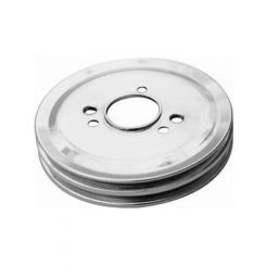 RPC Chrome Steel Crankshaft, Lower Pulley, Double Groove, 7.30" Dia, 2.