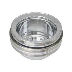 RPC Chrome Steel Crankshaft, Lower Pulley, Tripple Groove, 6-3/4" Dia,