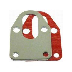 RPC Chrome Steel Fuel Pump, Mounting Plate Including, Gasket, Plain Fin