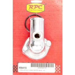 RPC Chrome Steel Thermostat, Housing, O-Ring Style, Fits Ford 429-460