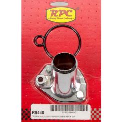 RPC Chrome Steel Thermostat, Housing, O-Ring Style, Fits S/B 1965-75 Fo