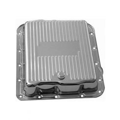 RPC Chrome Steel Transmission, Pan, Finned, Extra Capacity, Fits GM Tur