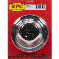 RPC Chrome Steel Water Pump, Upper Pulley, Single Groove, 7.10" Dia, 1.