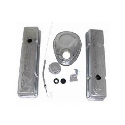 RPC Engine Dress Up Kit, (Flamed) With Short Valve, Covers, Suit S/B Ch