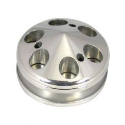 RPC Polished Alloy, Alternator Pulley, Single, Groove , 2.80" Dia, F