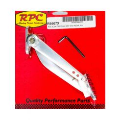 RPC Polished Alloy, Firewall Mount Gas Pedal