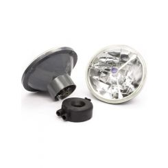 RPC Round Replacement Head, Light With Bulb 7", Tri-Bar With Blue Dot,