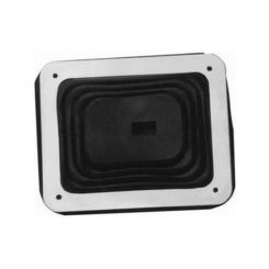 RPC Small Rubber Shifter Boot, With Chrome Plate 5-5/8", X 6-3/4"