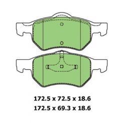 Protex Blue Brake Pads