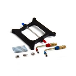 Nitrous Oxide Systems NOS Nitrous Plate, Aluminum, Black, Square Fla