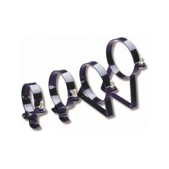 Nitrous Oxide Systems NOS Nitrous Bottle Brackets, Steel, Black Powd