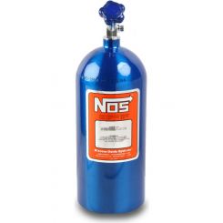 Nitrous Oxide Systems NOS Nitrous Bottle 10-Lb., (Electric Blue) 21"