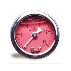 Nitrous Oxide Systems NOS Gauge, Fuel Pressure, 0-15 Psi, 1 1/2 In.,