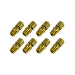 Nitrous Oxide Systems NOS Compression Fittings, Brass, Natural, 1/