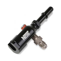 Nitrous Oxide Systems NOS Fuel Line Adapter, Billet Aluminum, Black