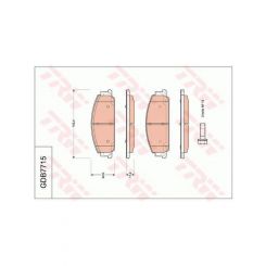 TRW DTEC Brake Pads