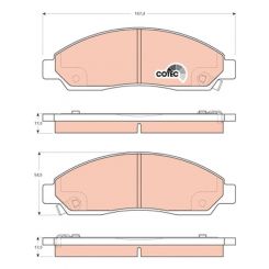TRW Brake Pads