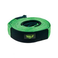 Hulk 4x4 Snatch Strap 11000Kg 9M Green 100% Nylon 75mm X 9M