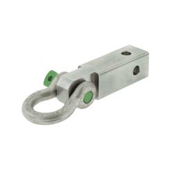 Hulk 4x4 Recovery Hitch 185mm W/Bow Shackle Galvanized 4 Holes