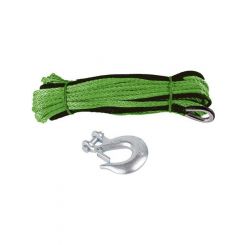 Hulk 4x4 Dyneema Sk75 Rope 9.5mm X 30M Green For 9500lbs Winch