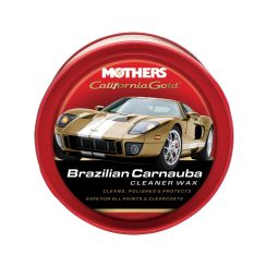 Mothers Paste Wax California Gold Pure Brazilian Carnauba 12 oz Can