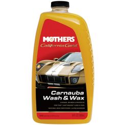 Mothers Car Wash & Wax Soap California Gold 1/2 gal Bottle