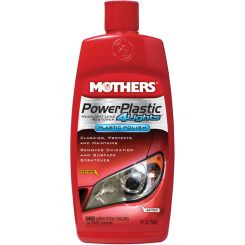 Mothers Plastic Polish Power Plastic 8.00 oz Squeeze Bottle