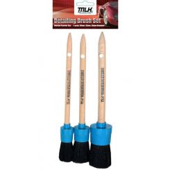 MLH Detailing Interior Wooden Brush 3 Pack