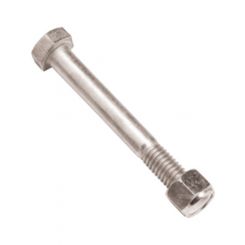 ARK Pkt 2 Coupling Mounting Bolts 1 1/2" X 1/2" Zinc Platd Nyloc Nuts