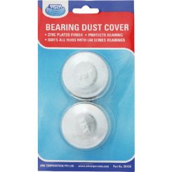 ARK Bearing Dust Cover Zinc Plated 5-1/2" 6" Disc Blister Pack of 2