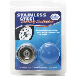ARK Stainless Steel Bearing Protector w/ Blue Pvc Dust Covers Pack of 2