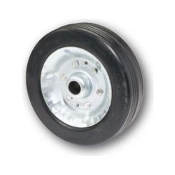 ARK 8" Solid Rubber Jockey Wheel With Steel 200mm Rim