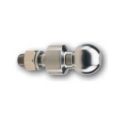 ARK Chrome Tow Ball 2,000Kg 1" Hi Rise Shank Size 7/8" X 51mm Bulk Pack
