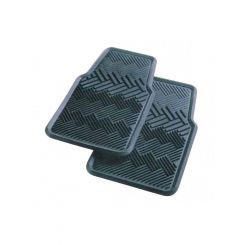 Carfit Rubber Car Mat Terrain Grey 2pcs Front