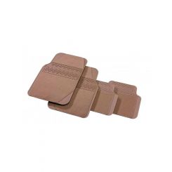 Carfit Carpet Rubber Car Mat Luxus Grey 4pcs Front & Rear Set