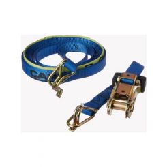 Carfit HD Ratchet Tie Down Strap Blue w/ Hook & Keeper 25mm x 5m