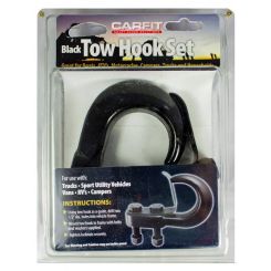 Carfit Tow Hook Set Black