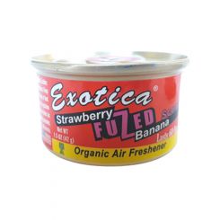 Exotica Organic Scent Fuzed Strawberry Banana Air Freshener