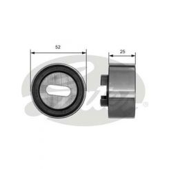 Gates Engine Timing Belt Tensioner Pulley