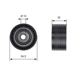 Gates Engine Timing Belt Tensioner Pulley