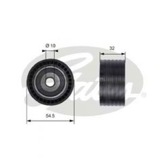 Gates Engine Timing Belt Tensioner Pulley