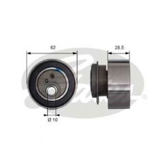 Gates Engine Timing Belt Tensioner Pulley