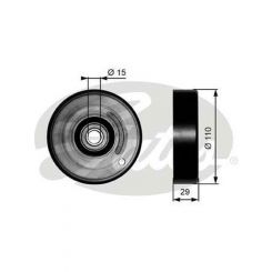 Gates DriveAlign Idler Pulley
